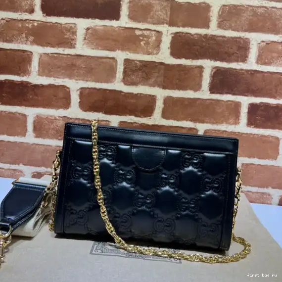 Firstbag ru shoulder matelassé GUCCI leather GG bag 0615